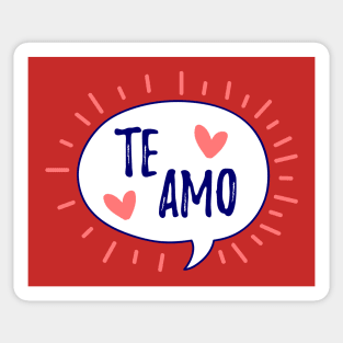 Te Amo - I love you Sticker